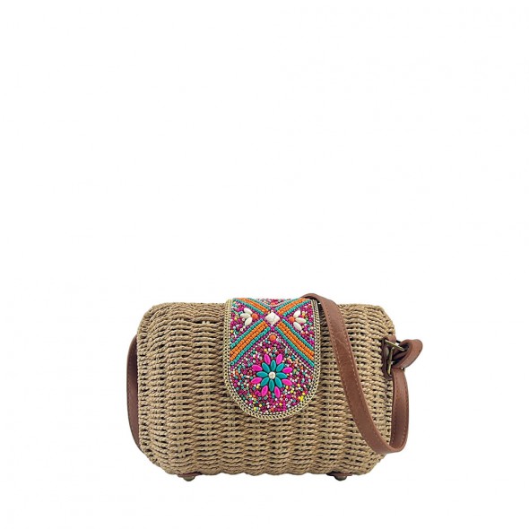 Bolso Bandolera Rafia 